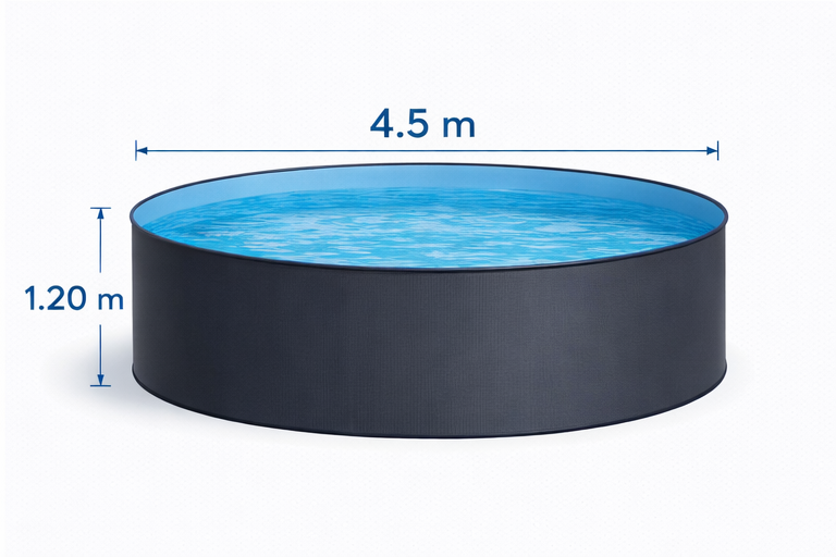 Basic pool 4,5 X 1,20