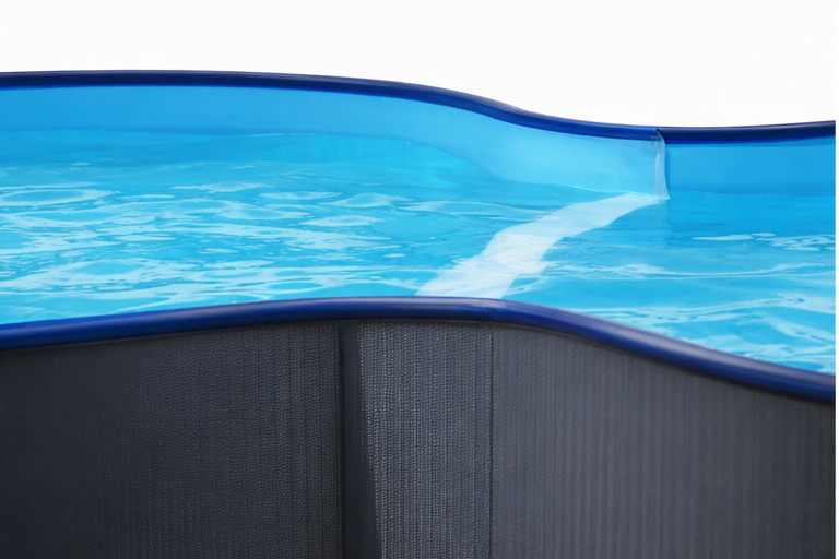 Basic 8-tals Pool 5,4 x 3,5 x 1,2m - Antracit