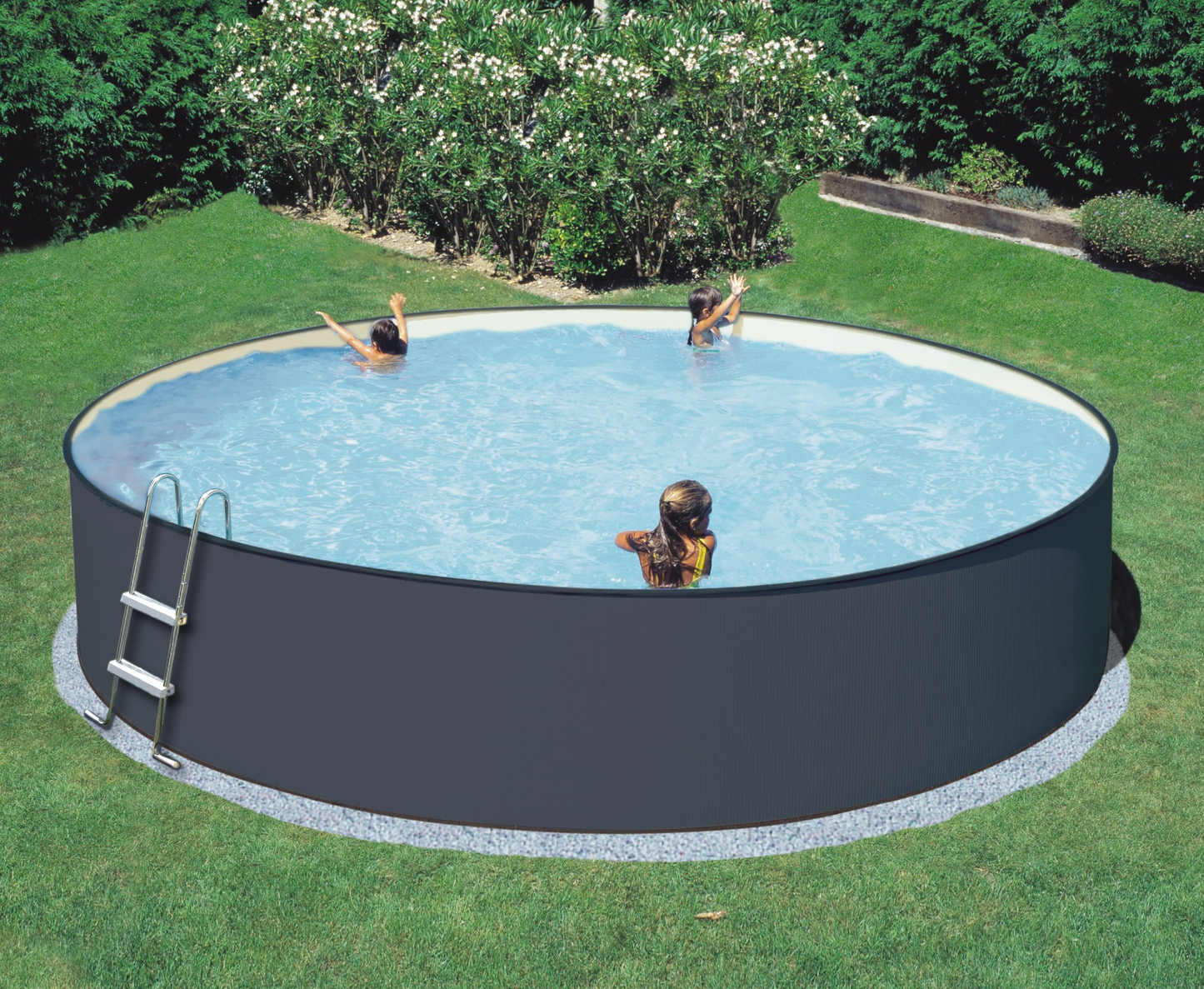 Standard Pool 3,50 x 0,90m - Antracit